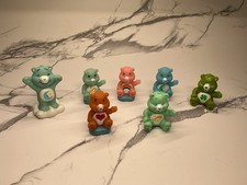 Kenner Care Bears PVC Mini Figure Set Lot of 7 Vintage 1980s Cheer Bear