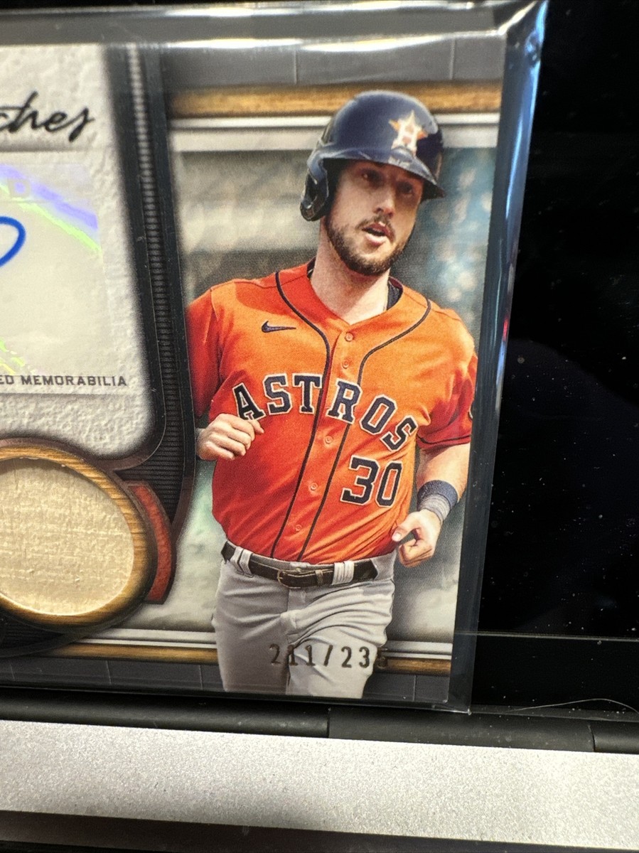 Kyle Tucker 2023 Topps Museum Collection Signature Swatches Dual 