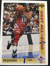 1991-92 Upper Deck Basketball Tim Hardaway All-Star #50 Golden State Warriors 