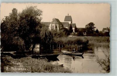 39133167 - 7752 Reichenau Bodensee Ruderer Kirche