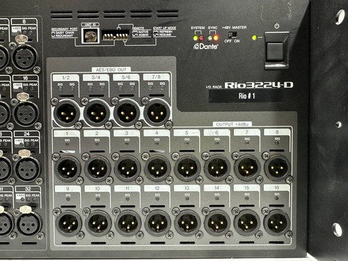 Yamaha I/O Rack 32x16 Remote Stage Box Rio 3224-D (TRUEHEARTSOUND) - Picture 3 of 10