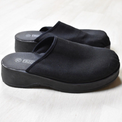 Y2K Predictions Platform Clogs Mules Black E-Girl Size 7.5 VTG 2000s