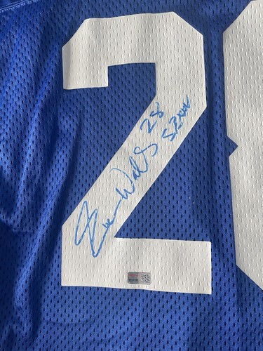 Everson Walls Game Used Worn Signed Auto Jersey Beach Bowl New York Giants - Picture 4 of 6