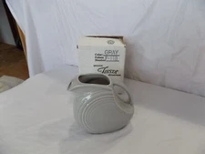 FIESTA WARE SMALL JUICE PITCHER GREY NEW IN BOX