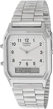 Casio AQ230A-7B Men's Analog/Digital Silver Stainless Steel, New with Tags!