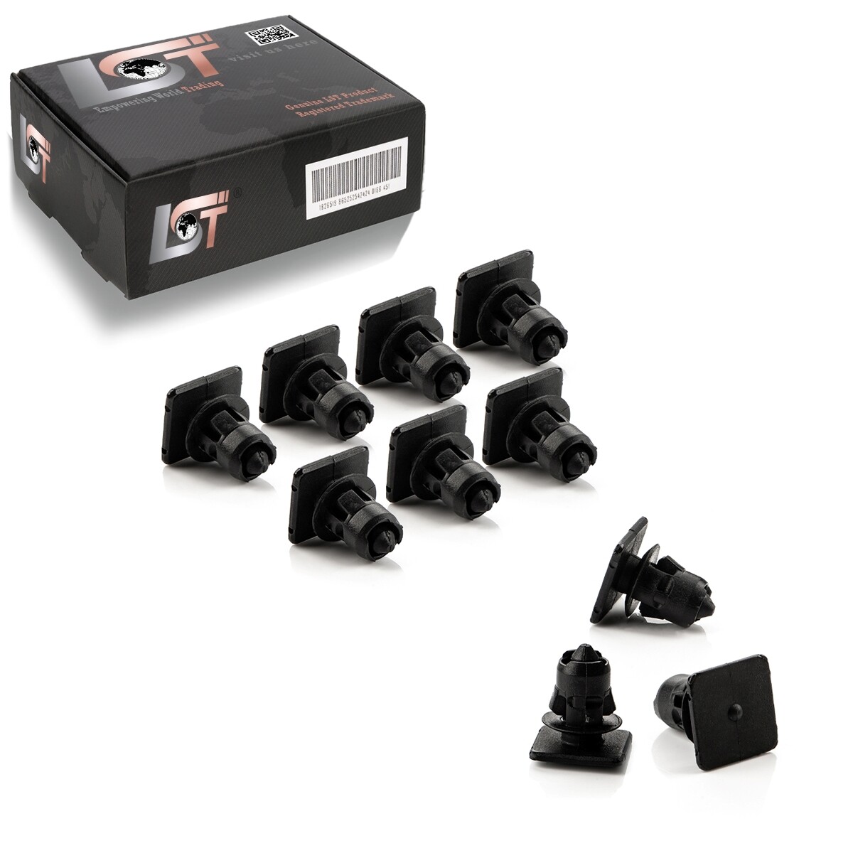 10x Molding on Headliner Fastening Clips for VW CADDY *NEW*