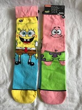 2 Pairs Odd Sox Spongebob Squarepants BRAND NEW tags Socks Patrick Nickelodeon