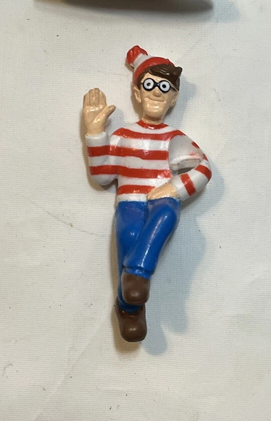 LOTE DE COLECCIÓN Figuras de PVC Applause WHERE’S WALDO WALLY 1994 Mattel Woof Lote Lápiz Foto 3 de 4