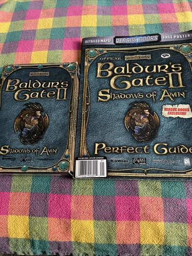 BALDUR'S GATE II Shadows Of Amn PC Balder's 2 SMALL BOX PC GAME W Guidebook