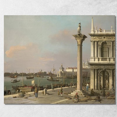 Markusbecken - Von Der Piazzetta Canaletto, cnl6 drucken auf leinwand