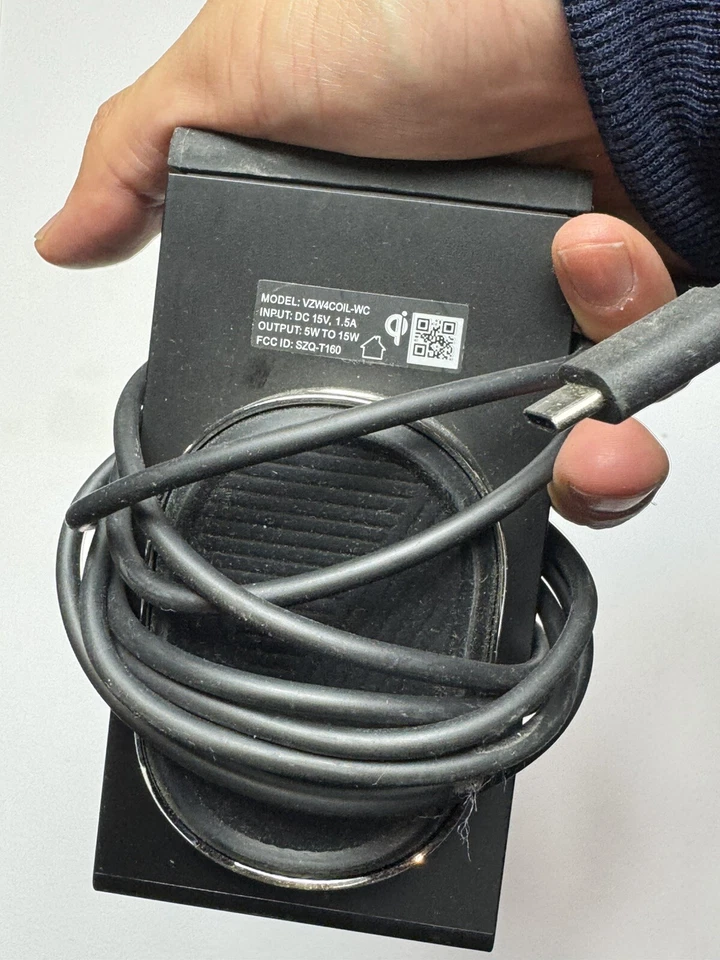 VERIZON WIRELESS FAST CHARGING PAD STAND QI ENABLED VZW4COIL-WC Universal - Image 3 of 4