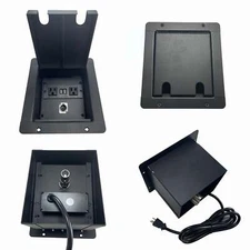 PROCRAFT MINI 2 HOLE LID FEED-THRU RECESSED Stage Pocket/Floor Box w/ 1) WIRED A