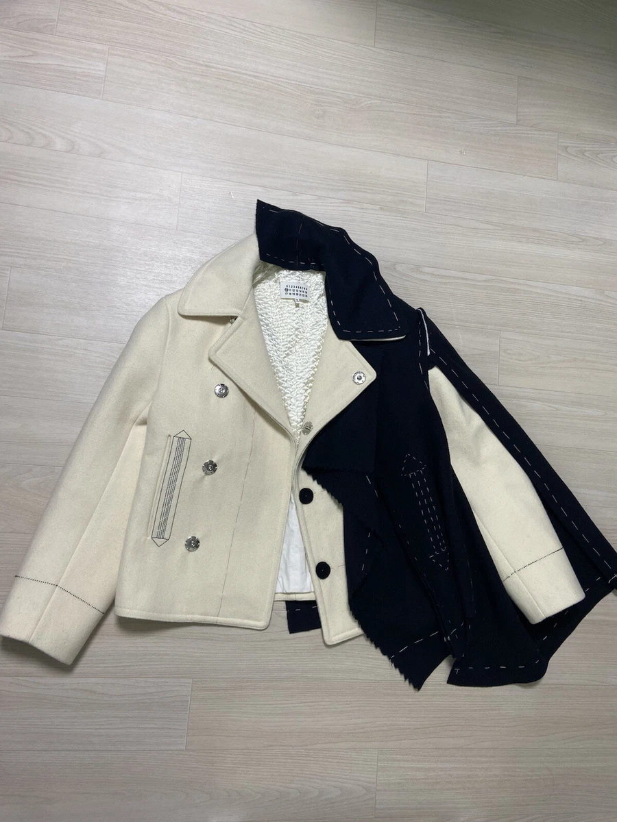 44 Maison Margiela Fw20 Two tone in progress coat