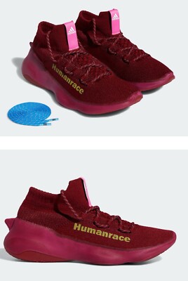 Adidas HumanRace Pharrell Sichona Burgundy GW4879 Men\'s Size 11‎ New Adidas HumanRace Pharrell Sichona Burgundy GW4879 Men main image 4