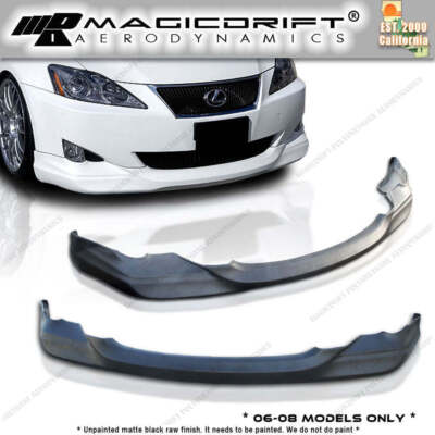 For Lexus IS250 IS350 06-08 Polyurethane Front lip INS Chin Spoiler VIP Body Kit