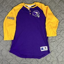 Mitchell & Ness Minnesota Vikings Shirt Mens Medium Purple Justin Jefferson NFL