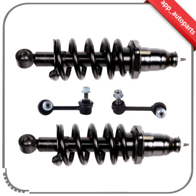 4pcs Complete Rear Struts Shocks w/ Coil Spring Kit For 2003-2011 Honda Element