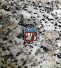 Pin Spilla Vintage da Collezione Pubblicitaria Settore Motori Auto & Moto Simca