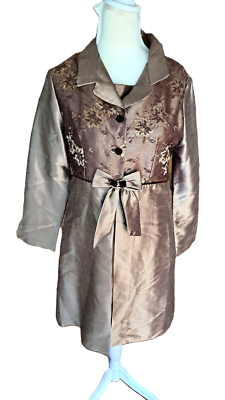 Girls BONNIE JEAN brown party dress jacket set 16 lace Thanksgiving suit solid | eBay Girls BONNIE JEAN brown party dress jacket set 16 lace Thanksgiving suit solid | eBay