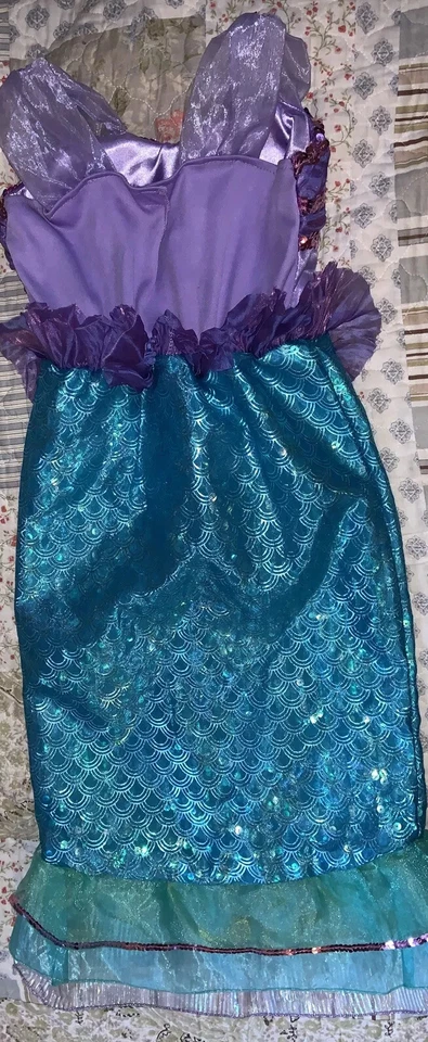 Disfraz de Sirenita Fantasía Juego de Jack's Pacific Disney Niñas Talla 6-8 Foto 3 de 4