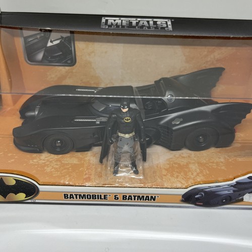 Batman 1989 Batmobile & Batman scala 1-24 nuovo in scatola Jada 98260 - Foto 2 di 4