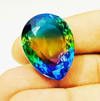 Watermelon Tourmaline 77+ Ct Certified Loose Gemstone Bi-Color