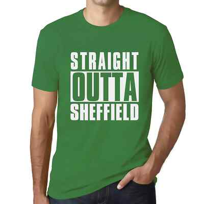 ULTRABASIC Herren T-Shirt Straight Raus aus Sheffield Straight Outta