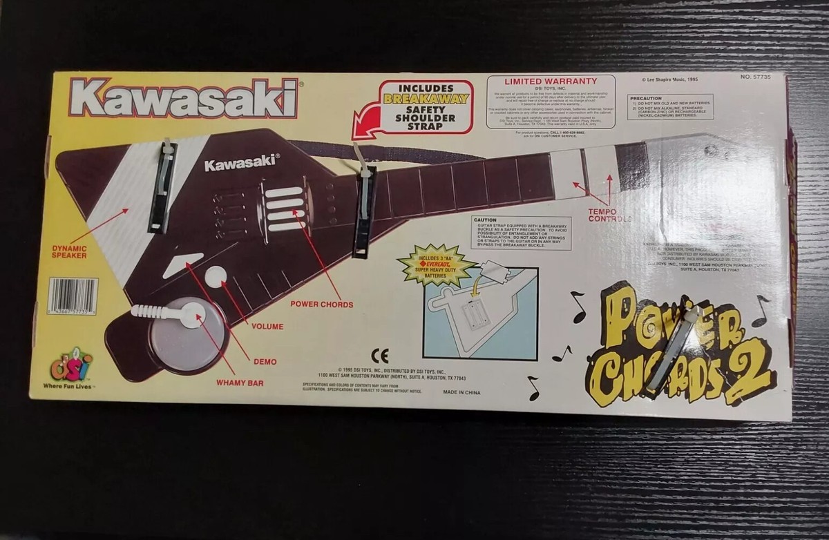 kawasaki toy guitar- Works Still In Box | eBay