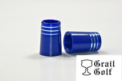 GRAIL GOLF NEW ULTRA-PREM BLUE IRON FERRULES .355 .79'' .540OD 3 CHROME RINGS LOT