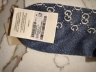 Gucci SS23 GG Print Knit Sock 572266-4G056-4178 Unisex Blue — photo 4