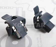 Sun Visor Mount Clip Holder 2xR BLUE for Mercedes Benz R129 SL500 Sl