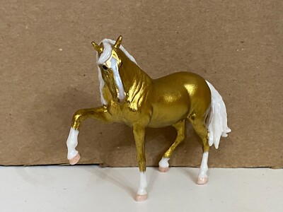 Breyer Stablemate Custom Andalusian Stallion Mold to Gold Charm