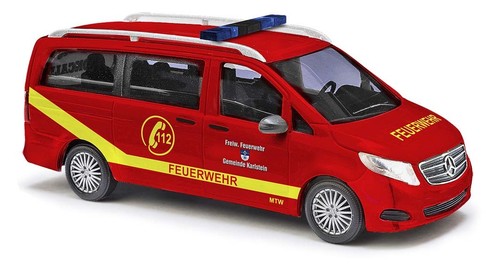 BUSCH 51169 H0 Automodell Mercedes-V-Klasse-Feuerwehr Karlstein #NEU in OVP# - 第 1/1 張圖片