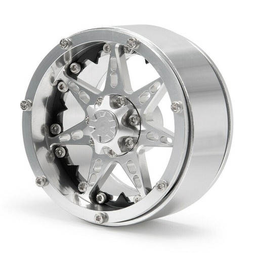 1/4pcs 2.2" Aluminium Beadlock Wheels for 1/10 RC Crawler Wraith TRX-4 D90 SCX10 - Afbeelding 16 van 16