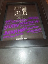 Deep Purple River Deep-Mountain High Rare Original Promo Poster Ad Framed!