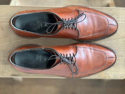Allen Edmonds Delray Brown Leather Split Toe Derby Dress Shoes 1298 Mens 8.5 D Allen Edmonds Delray Brown Leather Split Toe Derby Dress  main image 2