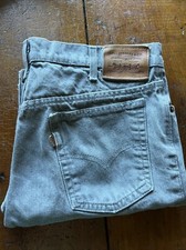 Vintage Levis USA Two horse Leather Tab Jeans Paper Tag 36w 32l 43549 2767