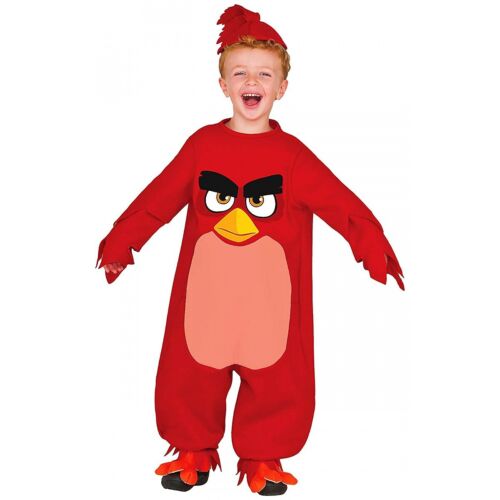 Red Costume Angry Birds Halloween Fancy Dress - Afbeelding 1 van 7