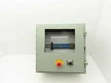 Wiegmann N12161608 Electrical Enclosure 16x16x8" Wall Mount Panel Cutout 9x7"