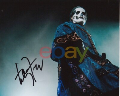Tobias Forge Signed 8x10 AUTOGRAPHED photo! Swedish Singer! GHOST reprint