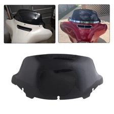 Black 10.5" Windshield Windscreen For Harley Street Glide FLHX Special FLHXS