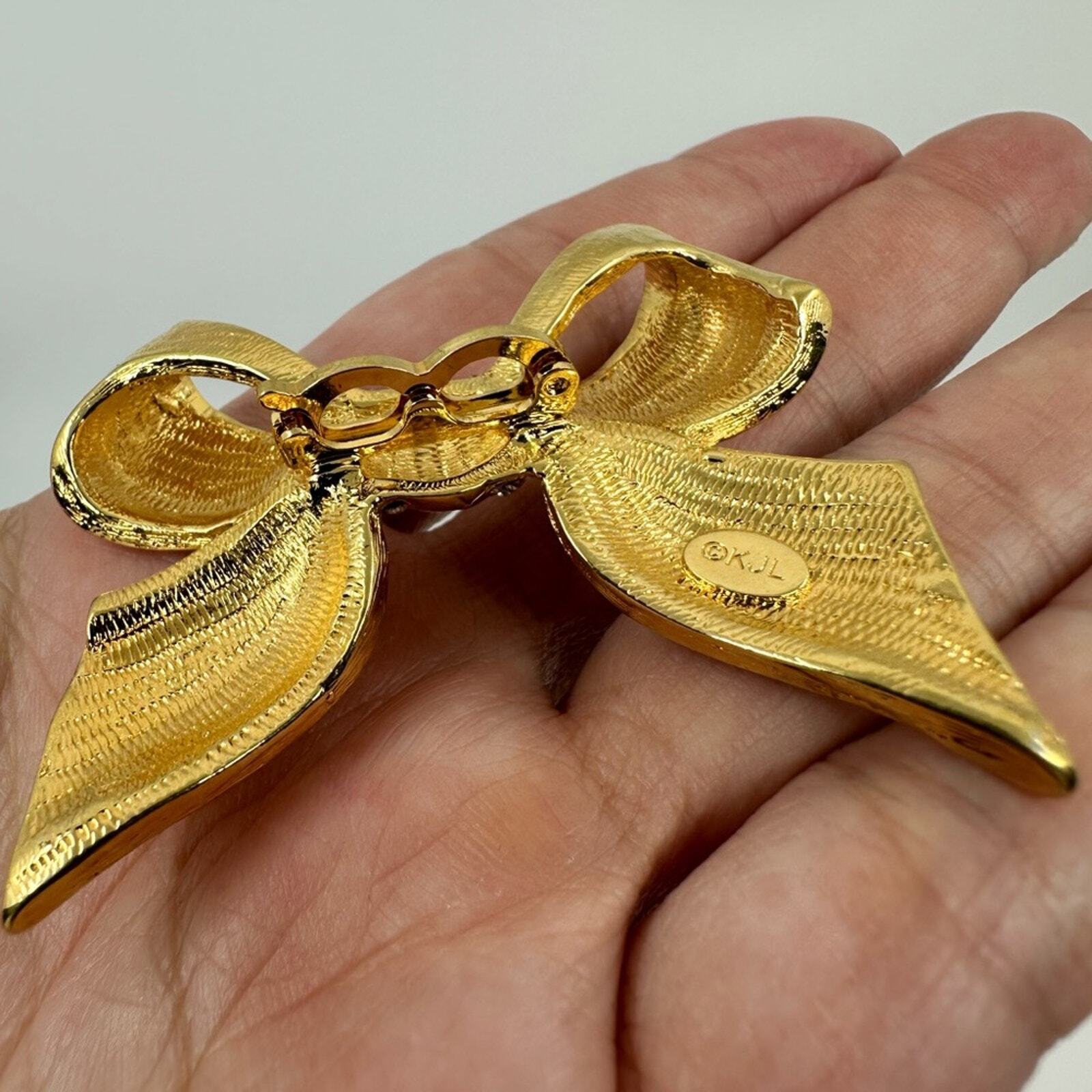 Kenneth Jay Lane KJL Bow Charm Enhancer - image 4