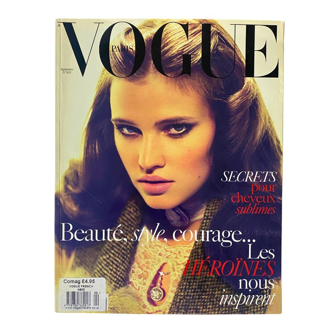 VOGUE PARIS 2009 洋書 Vogue Paris Magazine September 2009 Lara Stone Cover No Label | eBay