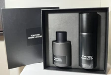 Tom Ford Men's Ombre Leather Gift Set Fragrances NEW