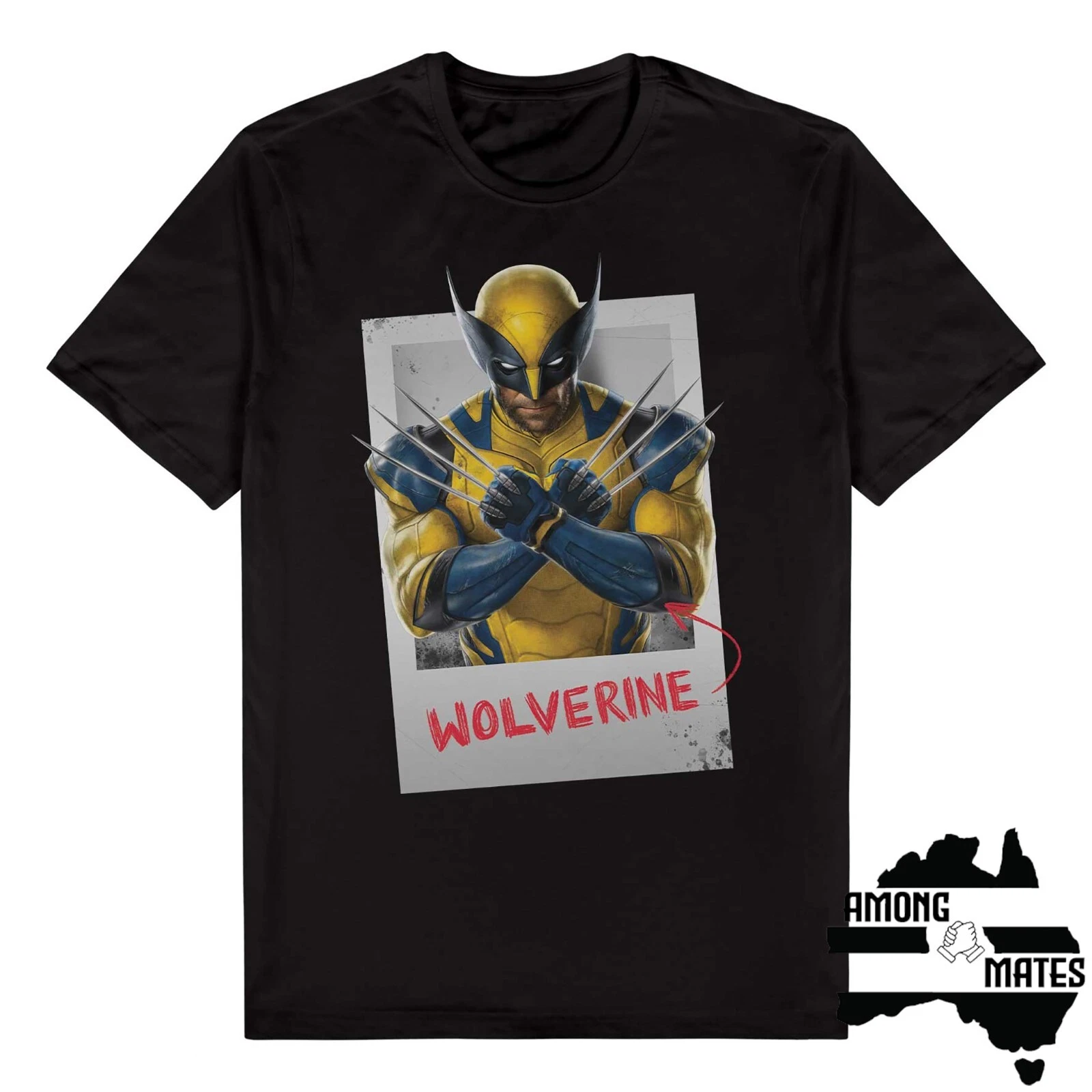 Disney  MARVEL DEADPOOL & WOLVERINE Photo Tee / Top / T-Shirt Perfect Gift - Picture 3 of 3