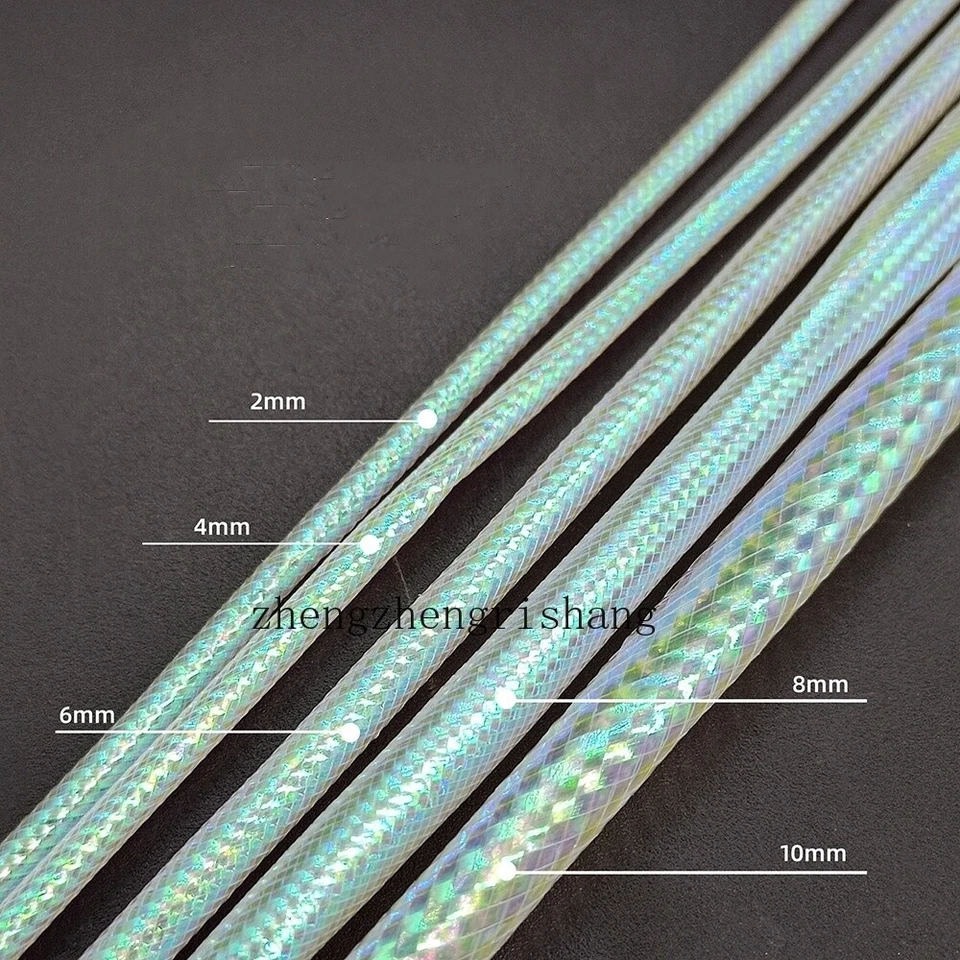 Tubo de cuerpo a escala de pescado blanco de 5 piezas 1 m Minnow Fly Rib Body Tube materiales para atar moscas Foto 3 de 4