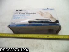 QTY=1,200 (12 BXSX100) 20500-20512 Clean Ones Disposable Latex Free Vinyl Gloves