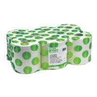 Maxima Green Centrefeed Toilet Roll 2 Ply 150M White Pack 6