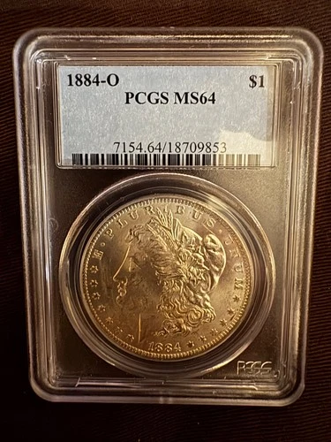 1884 O Morgan Silver Dollar MS64 (PCGS)