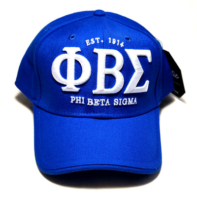 PHI BETA SIGMA Baseball cap embroidered Liscensed adjustable New adjustable